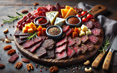 Beef Jerky Charcuterie Board