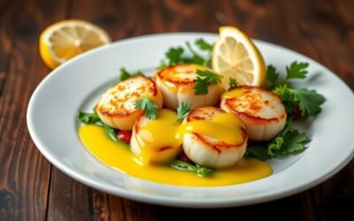 Seared Scallops with Lemon Butter Sauce Recipe