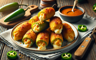 Spicy Stuffed Jalapeno Poppers